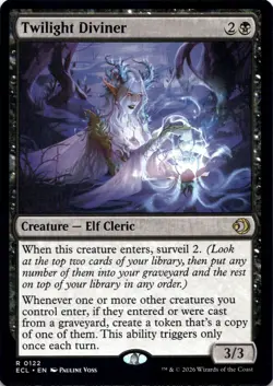 Twilight Diviner Lorwyn Eclipsed Magic MTG NM - Image 1