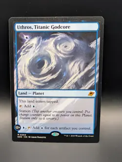 MTG - Uthros, Titanic Godcore - Land (U) Planet - EOE #260 - Mythic - NM - Image 1