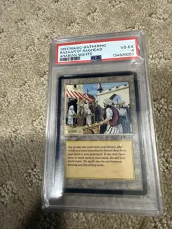 MTG 1993 Magic-Gathering Bazaar Of Baghdad Arabian Nights PSA 4 - Image 5