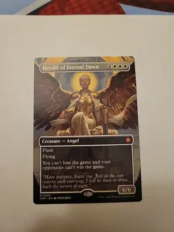 MTG - Herald of Eternal Dawn (Borderless) Foundations - Mythic - Image 1