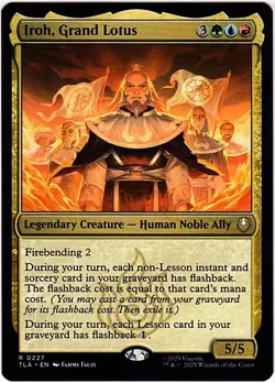 MTG Avatar: The Last Airbender Iroh, Grand Lotus (Rare) - Image 1