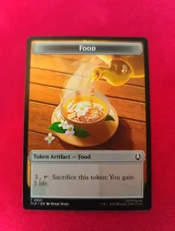 1x MTG - MONK \ FOOD TOKEN #10/21 - FOIL - Avatar: The Last Airbender NM TLA - Image 1