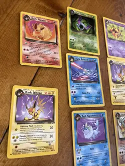 Lot of 10 Vintage Dark Pokemon Cards - Image 2