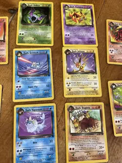 Lot of 10 Vintage Dark Pokemon Cards - Image 3