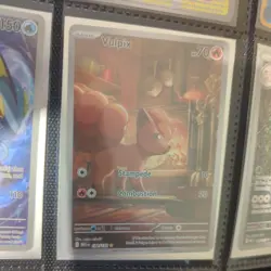Pokemon TCG Vulpix 138/132 Illustration Rare Near Mint Mega Evolutions - Image 1
