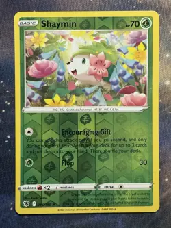 Pokemon TCG Shaymin 014/189 Swsh10: Astral Radiance Reverse Holo - Image 1