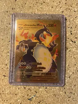 2020 Pokemon TCG Textured Gold Foil Fan Art Charizard (lot Of 3) - Image 4