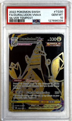 Duraludon VMAX Full Art PSA 10 GEM MT (2022) Pokemon Silver Tempest TG30/TG30 - Image 1