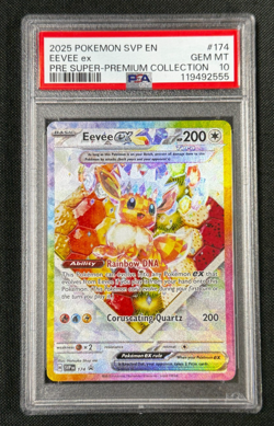 Eevee Super-Premium Collection PSA 10 GEM MT 2025 Pokemon SVP EN #174 - Image 1