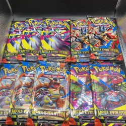 Pokemon TCG Mega Evolution Booster Pack New & Sealed Lot (10) - Image 1