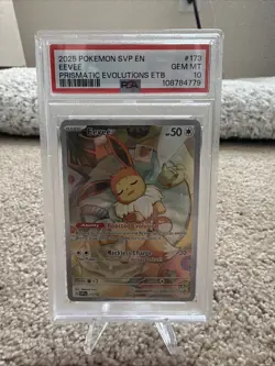 Pokemon SVP en Eevee #173 Promo Prismatic Evolutions ETB PSA 10 - Image 1