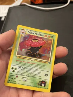 Erika's Vileplume - 5/132 - Pokemon Gym Heroes Unlimited Holo Rare Card WOTC LP+ - Image 2
