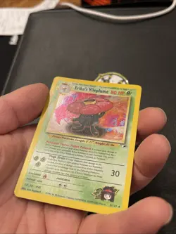 Erika's Vileplume - 5/132 - Pokemon Gym Heroes Unlimited Holo Rare Card WOTC LP+ - Image 3