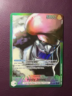Hody Jones OP06-020 Alt Art Leader One Piece CCG NM Condition - Image 1