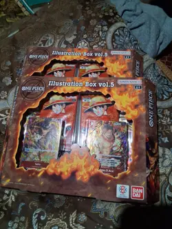 Bandai One Piece TCG Illustration Box Vol 5 Set Of 2 Brand New Sealed - Image 1