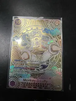 One Piece, Monkey.D.Luffy✨OP05 Leader✨Foil Proxy Mint✨lightly Played - Image 1