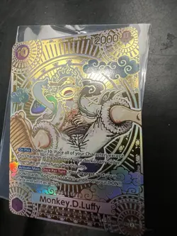 One Piece, Monkey.D.Luffy✨OP05 Leader✨Foil Proxy Mint✨lightly Played - Image 2
