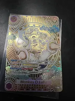 One Piece, Monkey.D.Luffy✨OP05 Leader✨Foil Proxy Mint✨lightly Played - Image 3