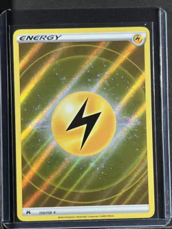 Lightning Energy (Texture Full Art) #155/159 Crown Zenith 250001 - Image 1