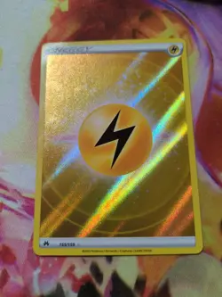 Pokemon TCG Lightning Energy Crown Zenith 155/159 Holo Ultra Near Mint - Image 1