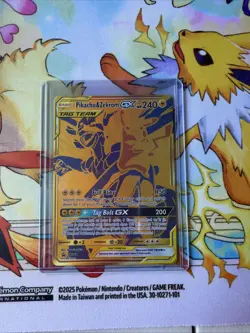 Pokemon TCG Pikachu & Zekrom GX SM248 Holo Card Promos - Image 1