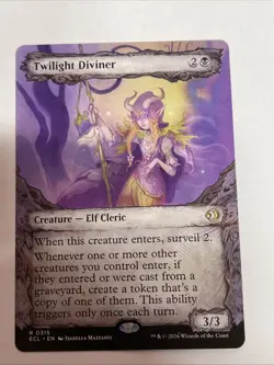 Twilight Diviner (Showcase) Lorwyn Eclipsed #315 Rare - Image 1