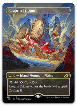 Raugrin Triome (Showcase) #311 (NM) Ikoria IKO Magic MTG - Image 1