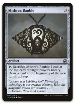 Mishra's Bauble #221 (NM) Iconic Masters IMA Magic MTG - Image 1