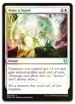 Make a Stand #32 (Foil) (NM) Commander Legends CMR Magic MTG - Image 1