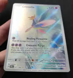 Cresselia 071/064 Shrouded Fable ILLUSTRATION RARE HOLO Pokemon Card Near Mint - Image 4