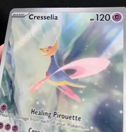 Cresselia 071/064 Shrouded Fable ILLUSTRATION RARE HOLO Pokemon Card Near Mint - Image 5