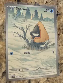 Pokemon Ascended Heroes - Snorunt 227/217 Illustration Rare English - Image 3