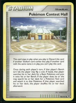 Pokemon Contest Hall #93/111 Uncommon, Rising Rivals, Lightly played - Image 1