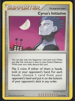 Cyrus's Initiative Uncommon #137 Supreme Victors LP Pokemon - Image 1