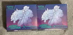 (2) Lot 2025 Journey Together Sealed Pokemon Center ETB Elite Trainer Box READ - Image 1
