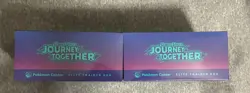 (2) Lot 2025 Journey Together Sealed Pokemon Center ETB Elite Trainer Box READ - Image 3