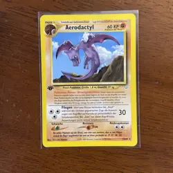 Aerodactyl 15/64 1st Edition Non Holo Rare Neo Revelation Pokemon Card Mp - Image 1