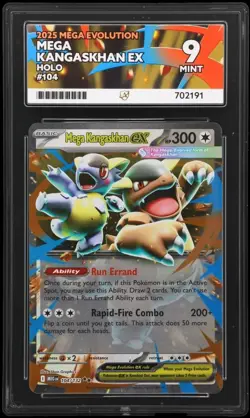 Pokemon TCG Mega Evolution Kangaskhan Ex Holo 104/132 Ace 9 Mint - Image 1