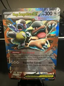 Mega Kangaskhan ex 104/132 Me01: Mega Evolution Holo - Pokemon (NM) - Image 1