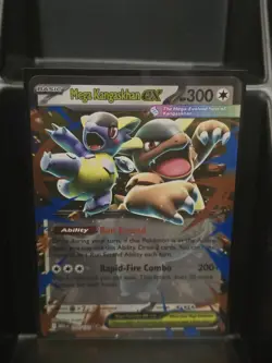 Pokemon Mega Kangaskhan EX 104/132 Mega Evolution Double Rare Holo NM - Image 1