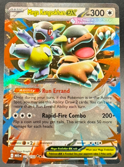 Pokemon Mega Evolution Holo | Mega Kangaskhan EX | Double Rare 104/132 - Image 1