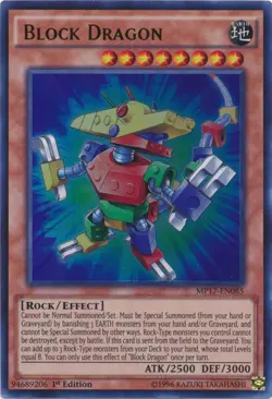 Block Dragon - MP17-EN085 - Ultra Rare - 1st Edition - Lightly Played - Image 1