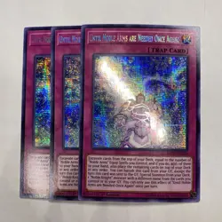 YUGIOH UNTIL THE NOBLE ARMS ARE NEEDED ONCE AGAIN MP19-EN225 1ST SECRET X3 NM - Image 1
