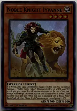 Noble Knight Iyvanne Super Rare Soul Fusion SOFU-EN088 LP - Image 1