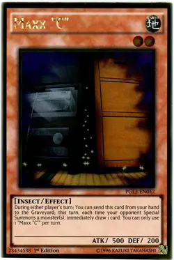 Maxx "C" - PGL3-EN042 - Gold Rare - 1st Edition NM Yugioh Premium Gold: Infinite - Image 1
