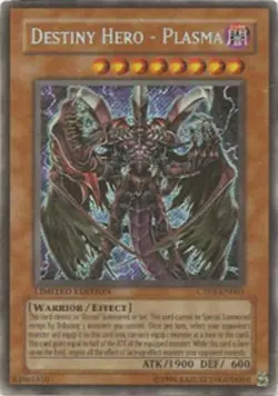Destiny Hero - Plasma - CT04-EN003 - Secret Rare - Limited Edition PL/MP Yugioh - Image 1
