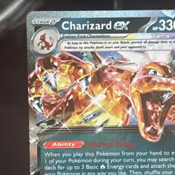 Charizard ex 125/197 SV03: Obsidian Flames Holo Pokemon TCG Free Shipping NM - Image 3