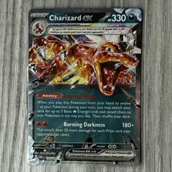 Pokemon TCG Charizard ex 125/197 SV03: Obsidian Flames Holo | NM - Image 1