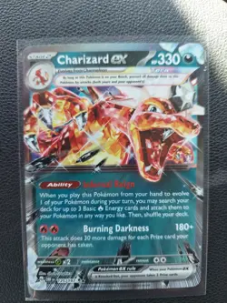 Pokemon TCG Charizard ex 125/197 SV03: Obsidian Flames Holo | NM - Image 1