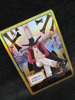 One Piece Card Gold Frame Dracule Mihawk DON!! Card OP14 THE AZURE SEA'S SEVEN - Image 3